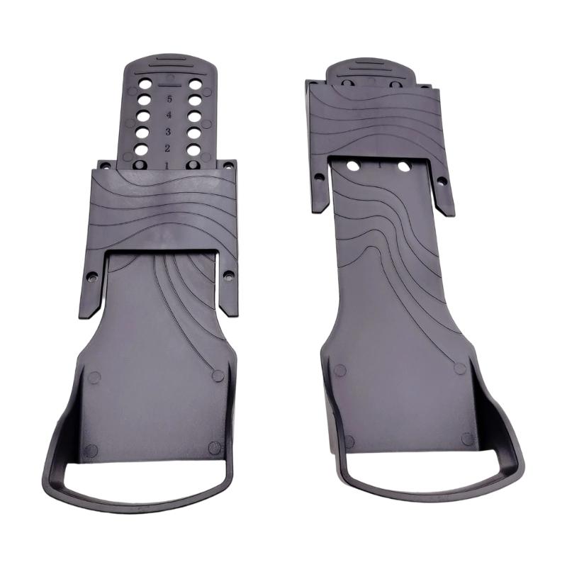 2pack Versatiles Exercise Equipment Pedals Nonslip Exercise Trainer Pedal for Indoor Rowing Machines