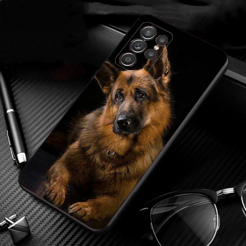 German Shepherd Dog Phone Case For Samsung S25 S24 S23 S22 S21 S20 Ultra S20 S22 S21 S10E S20 FE S24 Plus