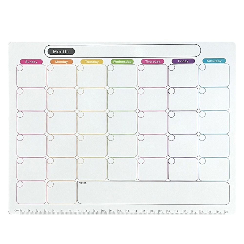 Monthly and Weekly Erasable Fridge Magnets Soft Magnetic Calendar Stickers Monthly Planner  Home