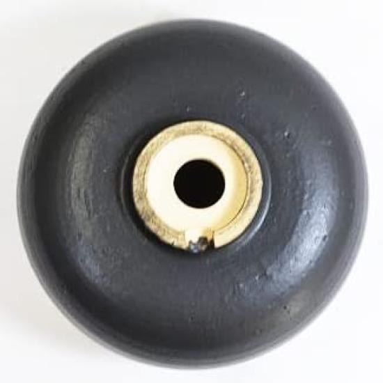 Bonsai Tao Shigaraki Ware Bonsai Size Black Round Japanese Pot by Wide X Includes Repotting Product 30056A828 Pot, 4, Sozo, Ceramic, 11.5cm 6.5cm