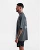 BOXRAW We Dont Play Boxing Oversized T-Shirt - Men'S M Bxrw-U-Wdpbt [Grey/Pink] (D Type)