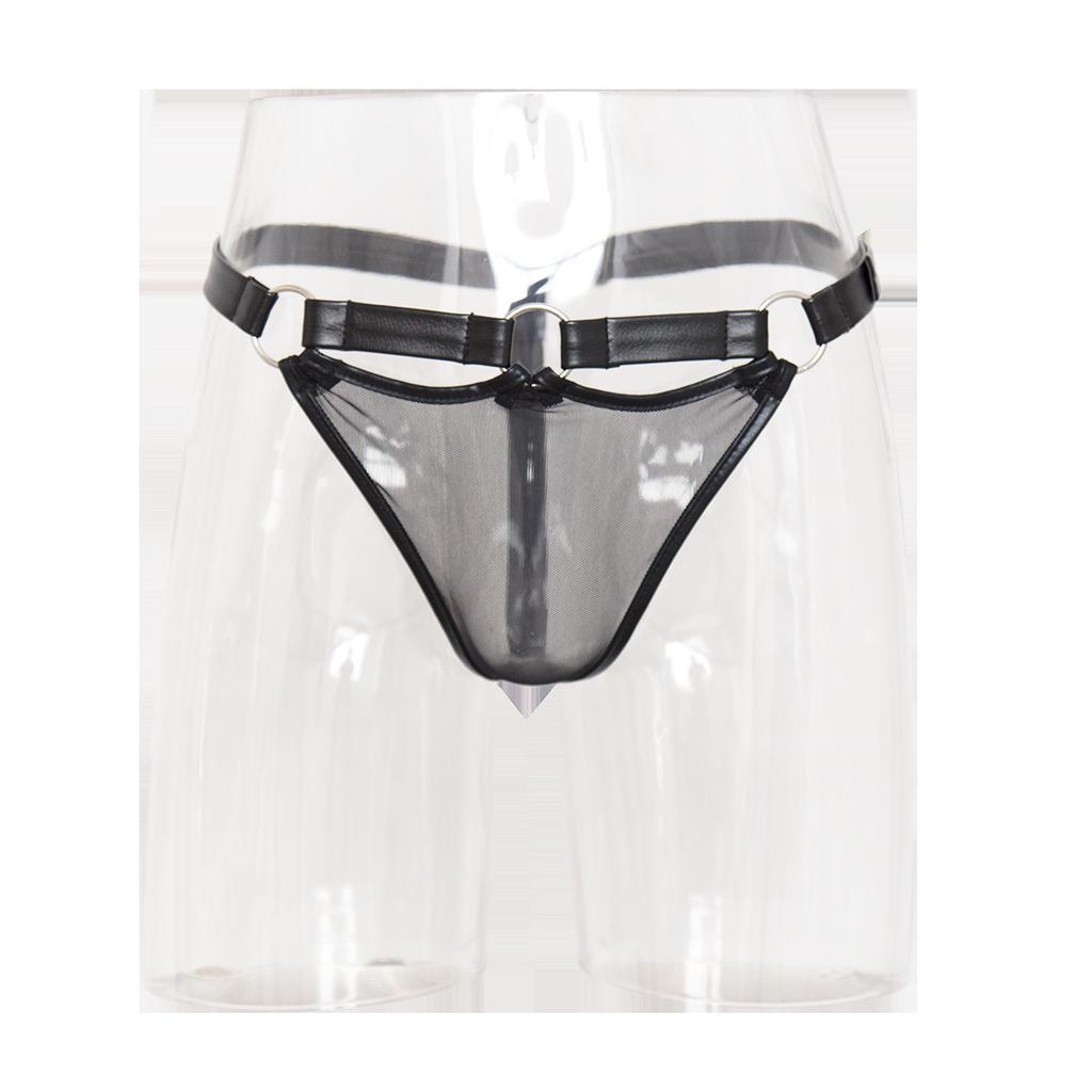 BDSM Sklaventraining Sexy Kostüm Produkte für Erwachsene Sexspielzeug Leder Bondage Chiffon Unterwäsche Harness