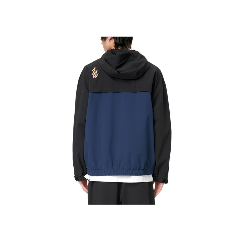 Fila Mihara Yasuhiro Collaboration Series Sports Casual Woven Jacket Men Jackets Black Dark-Blue F11M133702F-BK