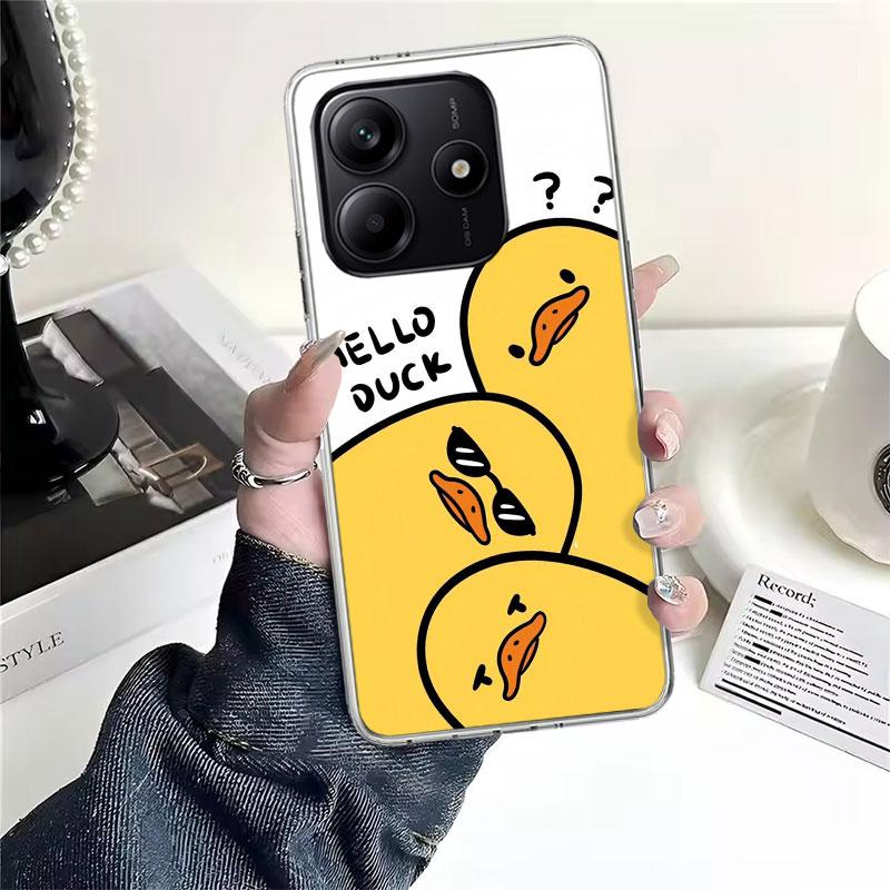 Funny Cute Yellow Duck You Soft Phone Case For Xiaomi Redmi Note 15 14 14S 13 12 Pro Plus 12S 11 11S 11E 10 10S 11T 5G Fundas Co