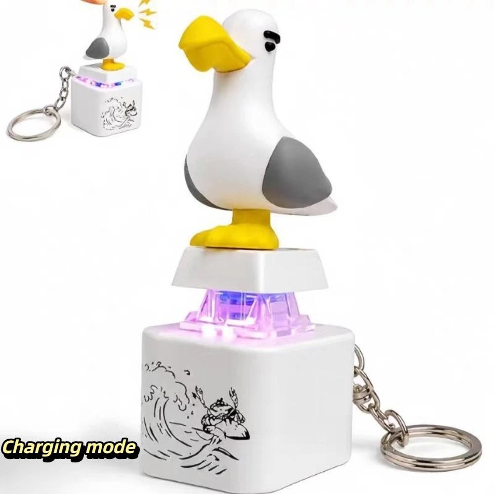 Playful Behavior Seagull Button Keychain The Cry of Seagulls Fidget Clicker Keychain  ADHD