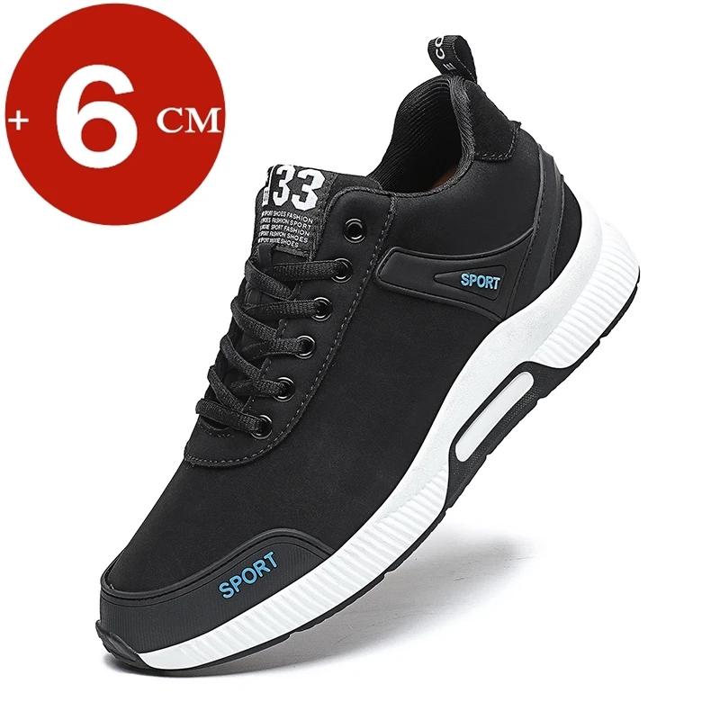 

Зимняя обувь для лифта, обувь для увеличения роста для мужчин, кроссовки, высокая обувь для увеличения роста, теплая обувь для увеличения роста, стелька 6 см 41