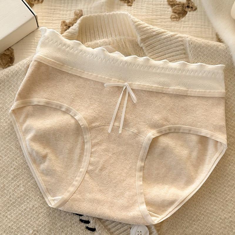 

Великий Розмір Дівчата Весна та Осінь Чиста Бавовна 10A Антибактеріальні Трусики-Трикутники з Подовженою Промежиною та Трикутним Поясом 3XL помаранчевий