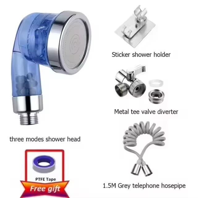 New Shower Faucet Set Handheld Shower Head Spray Tap Extender Sprayer Sink Booster Shower Bathroom Hair Washing Artifact Faucet
