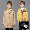  Hedges Kids  Detachable Trench Coat  Windbreaker Jumper Set   Htf11ct02m Bg 