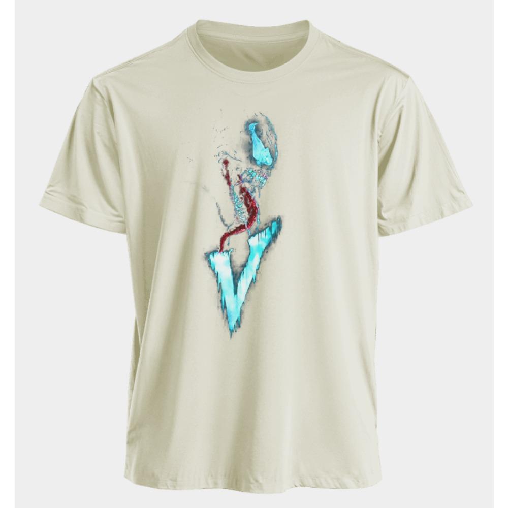 Men's and Women's T-shirts Venom Summer American Spring and Autumn Casual Sports Harajuku Fashion Printed Short Sleeves