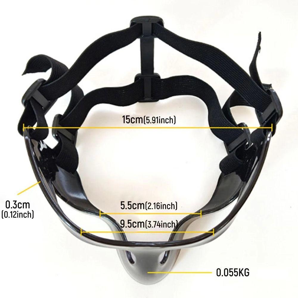 Black Basketball Adults Mask Elastic Strap Face Nose Protector Basketball Nose Guard  Basketball