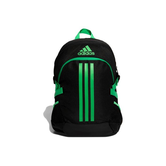 Adidas BP Power V Sports Recycled Polyester Backpack Unisex Backpacks Black Bright-Green GN7394 Black/Bright Green