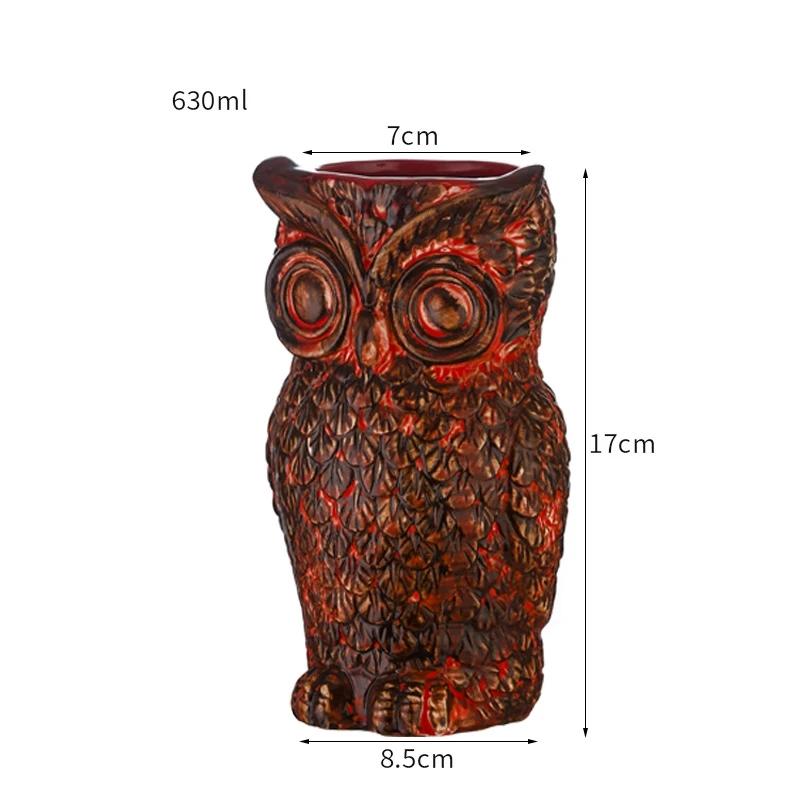 60 Types Ceramic Hawaii Tiki Mugs Creative Cocktail Glasses Beer Glass Martini Glasses Wine Glass Funny Cup Gift for Men