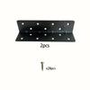 2pcs Heavy-Duty 90-Degree Right Angle Brackets, Black Bed Fixing Angle Iron, Universal RV and Kitchen Furniture Connectors