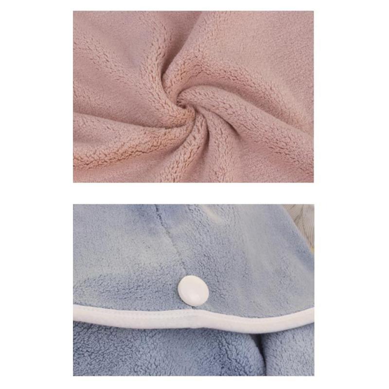 High Absorbent Hair Drying Towel Caps Microfiber Soft And Fast Drying Hat Hair Towel For Various Hair Types Hair Dryer