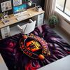 Tappeto con Fantasia Squadra di Calcio, Tappetino Interno/Esterno, per Picnic, Sala Giochi, Camera da Letto, Ufficio, Soggiorno, Tappeto Decorazione Casa, Regalo di Compleanno