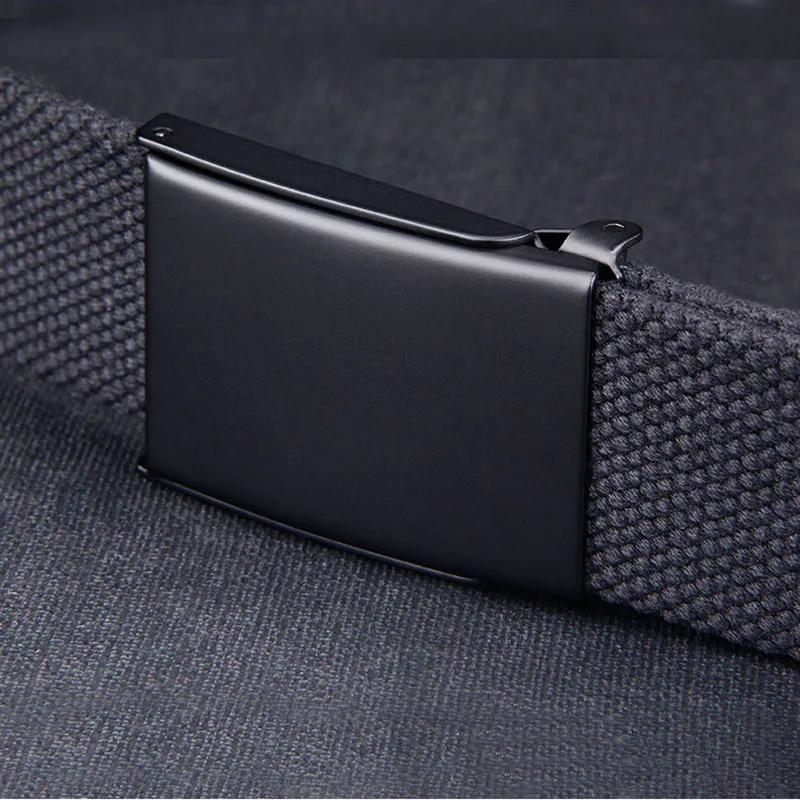 Además LARGO Talla Grande 160 150 140 130 120 110 Cm Cinturones de Lona Hombres Hebilla Automática Negra Unisex Mujeres Talla Grande Cinturones para Jeans