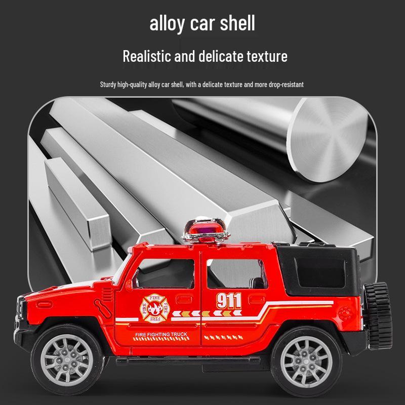 TikTok Influencer Simulation Alloy Off-Road Toy Car for Boys - Street Vendor Kids' Gift Toys