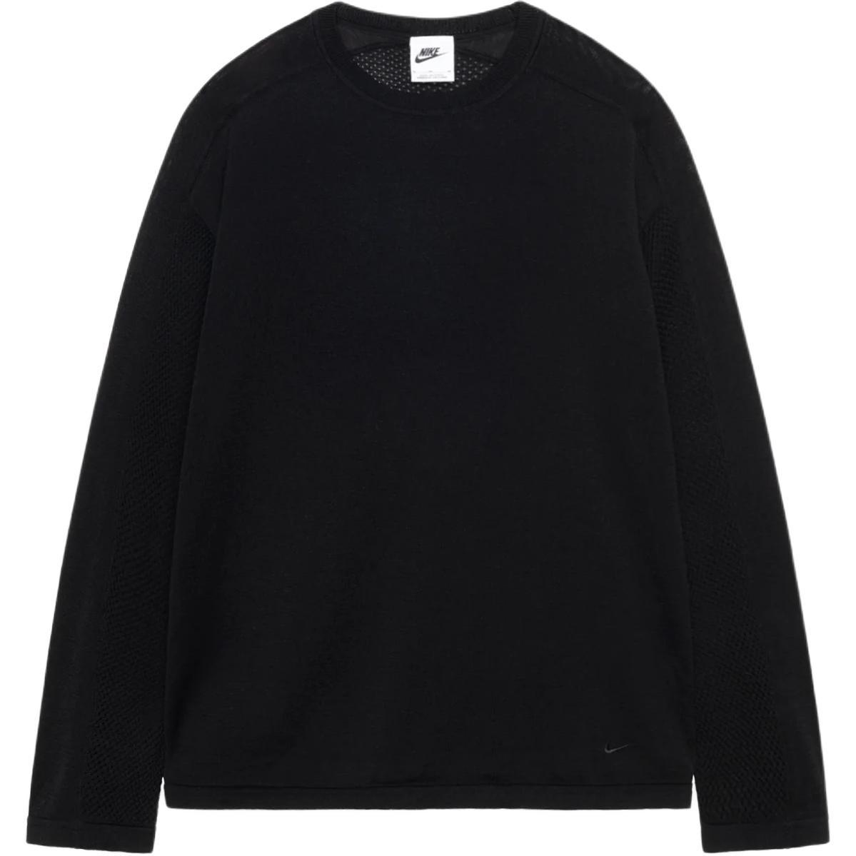 Nike x Stussy Long-Sleeve Knit Jersey  Black  Men s HF3898-010 S