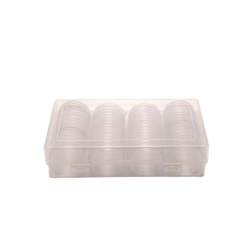 Set of 60, 41mm Round Statue of Liberty Commemorative Coin Storage Boxes