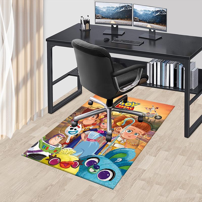 1pc Toy Story Adventure Carpet for Playroom Bedroom Living Room Sofa Home Decor,kids Game Area Rug Non-slip Floor Mat Y72942