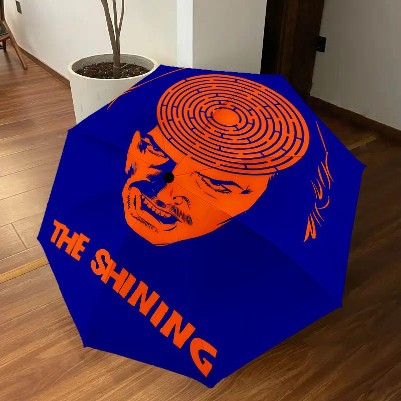 1 Stück Der Shining Regenschirm - 8 Speichen verstärkt, Automatisches Öffnen, Leicht & Langlebig, Niedliches Modeaccessoire für Draußen, D2652