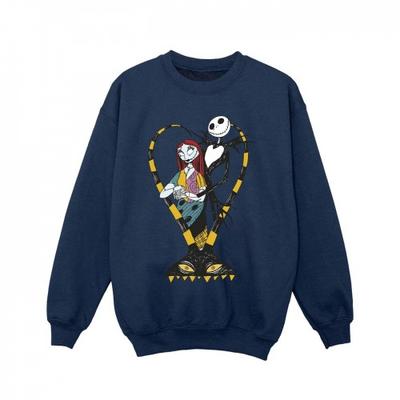 The Nightmare Before Christmas Girls Heart Jack Sweatshirt
