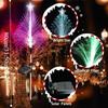 5-Layer Fiber Optic Reed Lamps Color Changing Solar Powered Lights  Christmas Tree