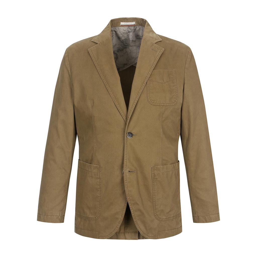 Ferraromilano Cation Washed Work Jacket Brown (Am0Ejk35457)