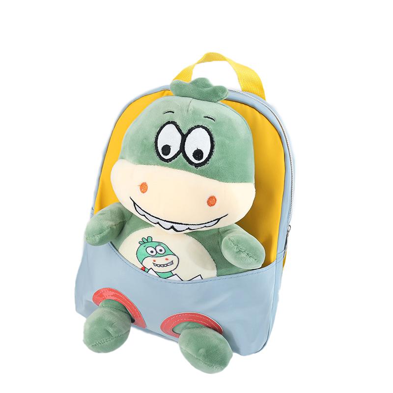 Magical Cartoon Backpack with Removable Plush Doll - Perfect for Your Little One's Nursery Adventure! Kids Girls Backpacks