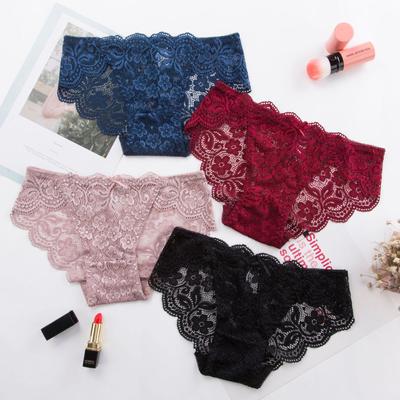 Meiji Sexy Lace Low Waist Panties - High Quality, Comfortable, M & L Sizes for Women