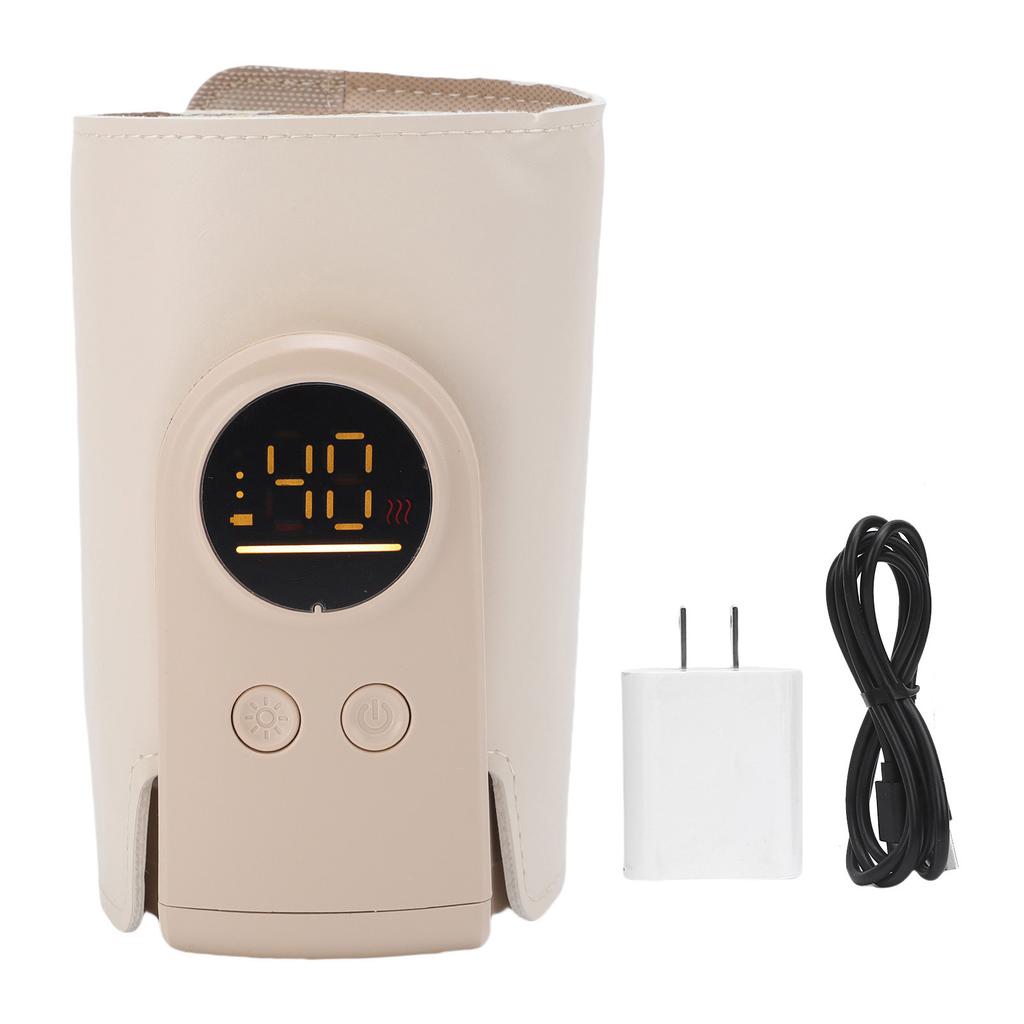 Fast Bottle Warmer Universal Accurate Temperature Control Rechargeable Cordless Milk Bottle Heater w