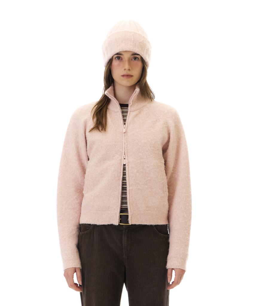 GROVE Hug Knit Zip-Up (Pink)