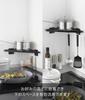 Yamazaki Film Hook Kitchen Corner Rack Black Tower 10911