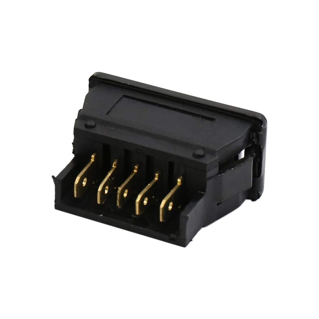 uxcell DC 5 Pin Car Power Window Switch with Wire Bundle Socket Power Window Switch 2 in 1
