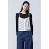 Argyle Crochet Knit Vest Bakv71631