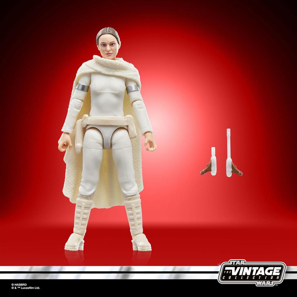 Hasbro Star Wars Coleção Vintage Star Wars Episódio II: Ataque dos Clones Padmé Amidala Figura de Ação Colecionável Premium de 3,75 polegadas G2612