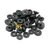 48 Pieces Rubber Faucet Washer Plumbing Repair Kit Easy to Replace with Screw Assorted Seal