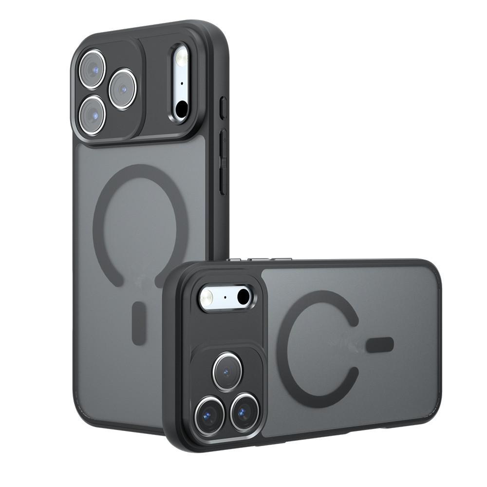 Applicable iPhone 17Promax Mobile Phone Case Apple 16PRO Magnetic Semi-permeable Matte 16E Anti-drop Protective Case