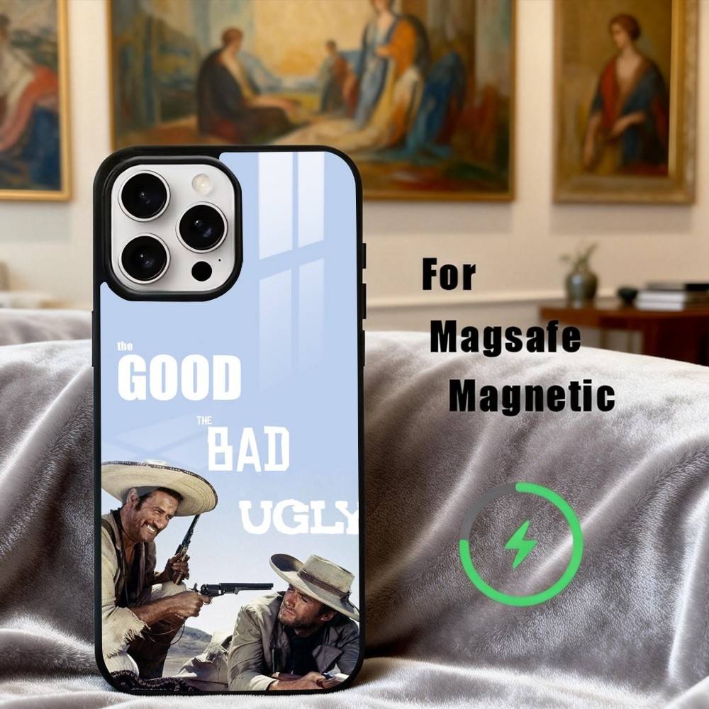 FILM T-The Good the Bad and Ugly Handyhülle Für iPhone17,16,15,14,13,12,11 Plus,Pro Max Magnetisch Für Magsafe Kabelloses Laden