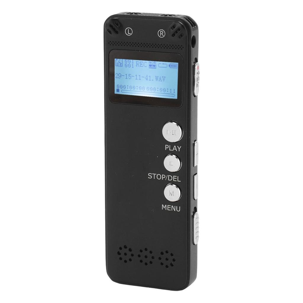 Digital Voice Recorder Professional One Button Recording HD Noise Reduction Voice Activated Recorder MP3 Player with