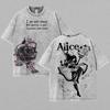 Alice Madness Returns Ich bin nicht verrückt Horrorspiel Oversize Gewaschenes T-Shirt unisex g