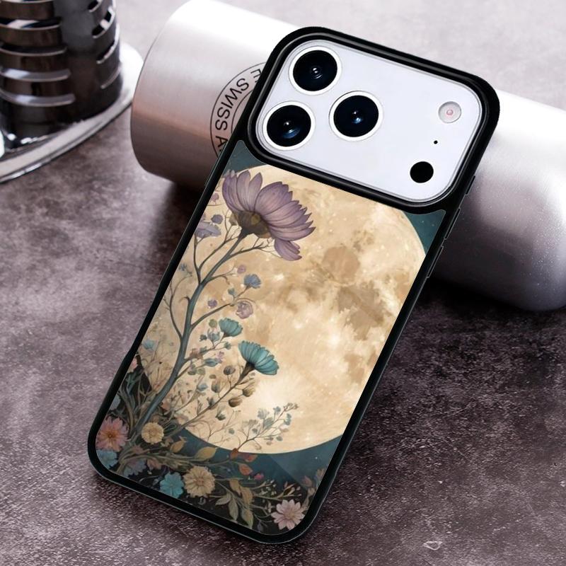 Cottagecore Floral Sun Phone Case For iPhone 17 16 15 14 13 12 11 Pro Max Plus 17Air Soft Silicone Cover