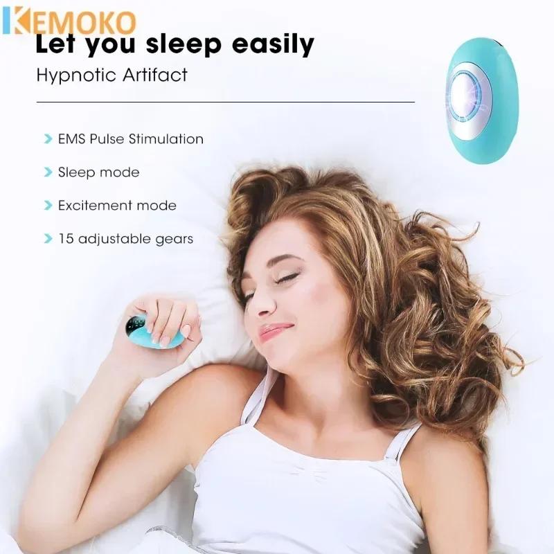 Handheld CES Sleep Aid Microcurrent Device Hypnosis Insomnia Mental Stress Pressure Relax Anxiety Eliminat Treatment Health Gift