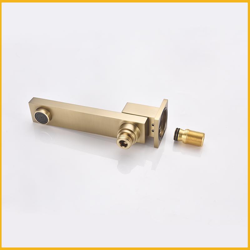 Skrytá ruční sprchová sada s teplou a studenou vodou, koupelnová nastavitelná nerezová ocelová posuvná hlavice se 2 funkcemi, otočná tryska, mosazné tělo ventilu