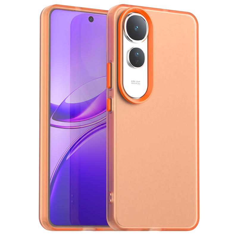 Anti-Drop Candy Color Phone Case For Vivo V50 Lite Matte Transparent Back Case For Vivo V50 Lite 5G Cover For Vivo V50 Lite Case