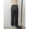 Women High Waisted Pleated Loose Pants Solid Color Casual Work Trousers