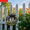 2D Plane Hanging Decorative Signs, Interior Wall or Door Decoration, Garden Decoration, Owl Pattern, Interesting Gifts for Family and Friends