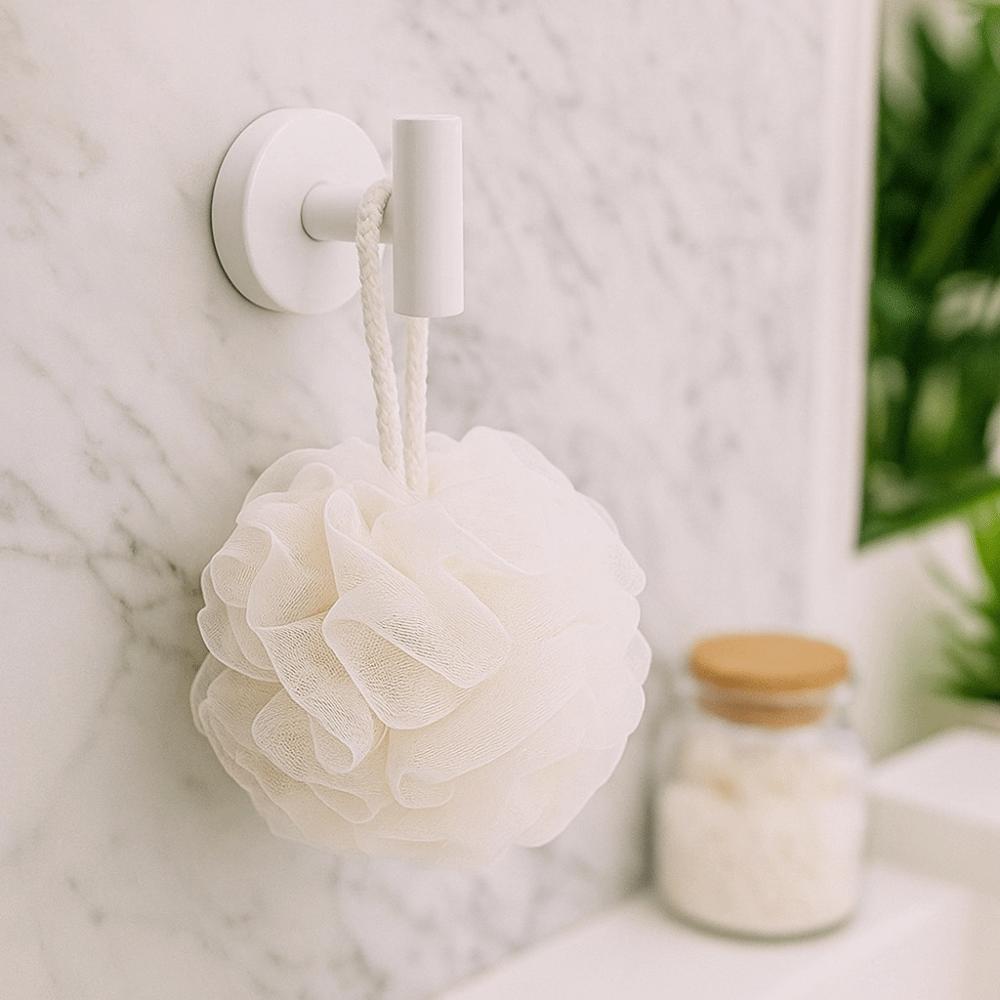 2PCS Stainless Steel Suction Cup Hooks Detachable Robe Hangers Space Saving Wall Hook  Bedroom