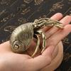Large Hermit Crab Brass Ornament Tea Desk Pet Store Decoration Antique Bronze Craft Wholesale